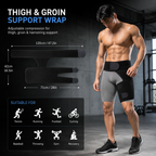 Adjustable Hip & Thigh Support Brace – Compression Wrap