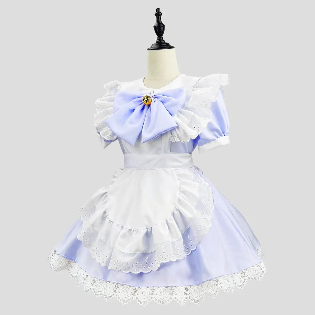 French Maid Costume with Ruffled Apron Halloween
