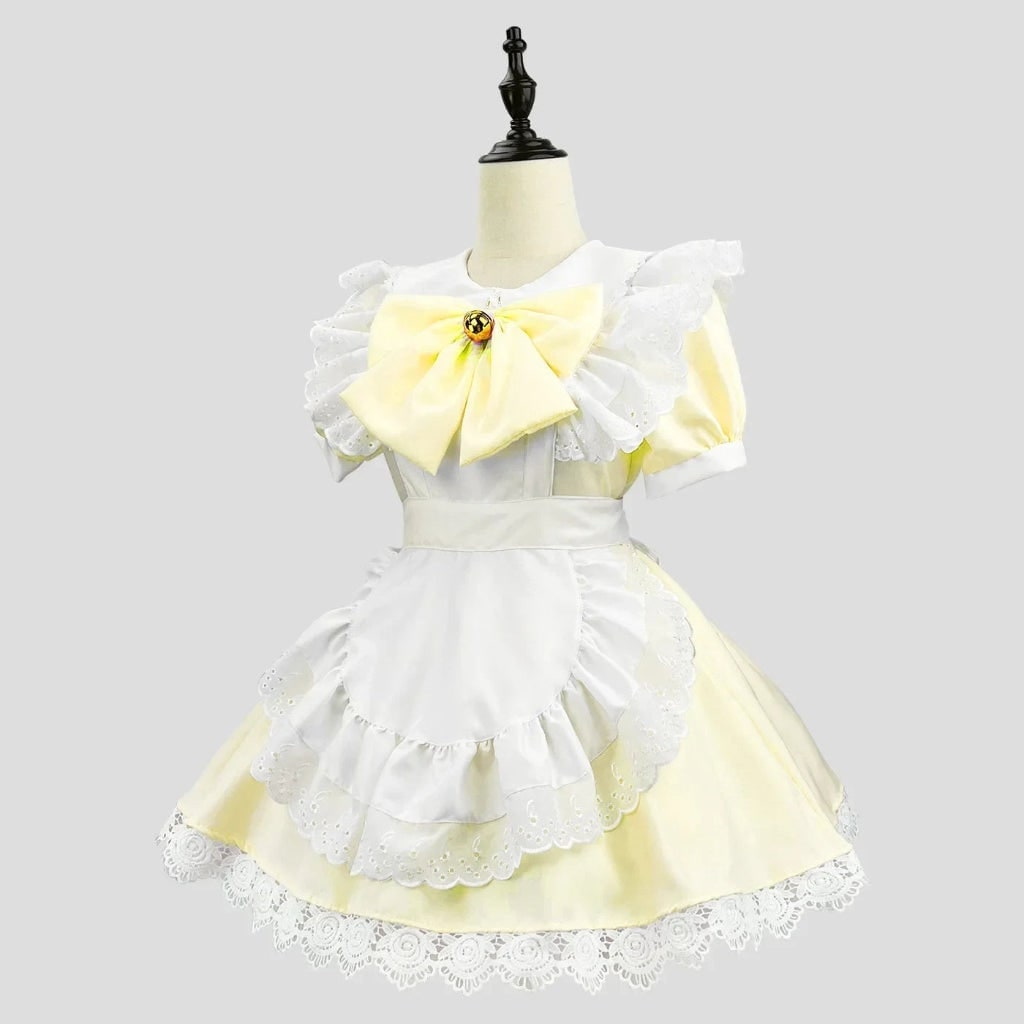 French Maid Costume with Ruffled Apron Halloween