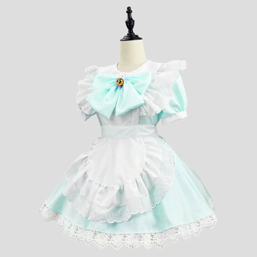 French Maid Costume with Ruffled Apron Halloween