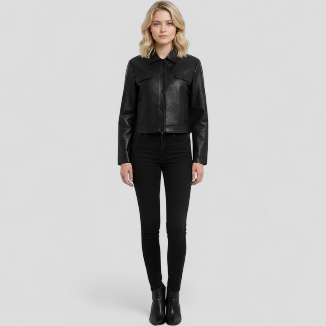 Women's Slim Leather Jacket