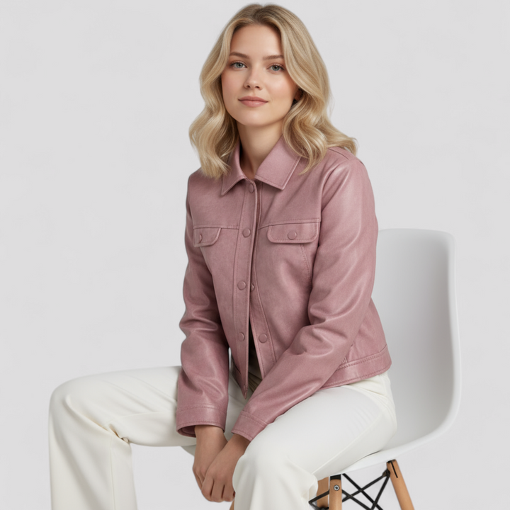 Women's Slim Leather Jacket