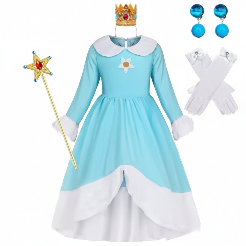Girls Princess Costume and Dress Up Accessories for Halloween Games