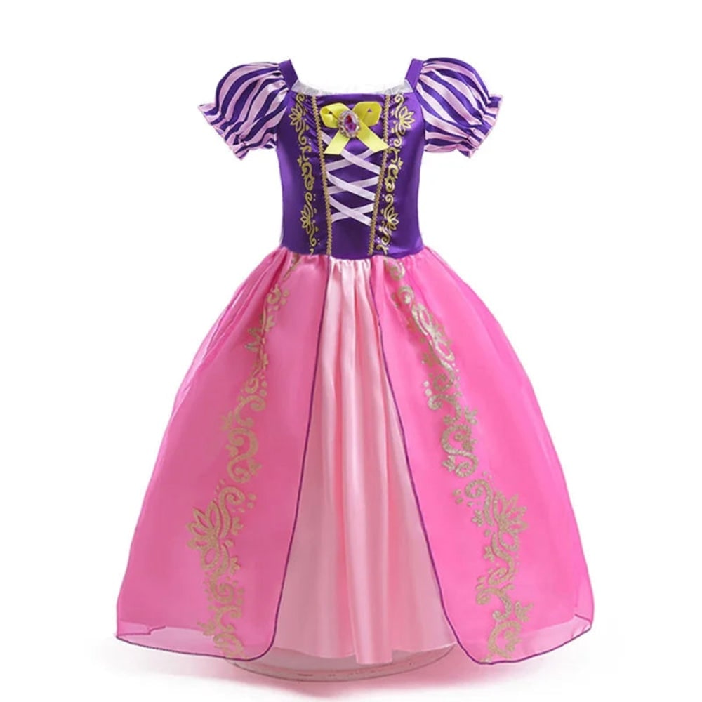 Girls Princess Dress Costume Tiara Gloves Dress Up Games Halloween