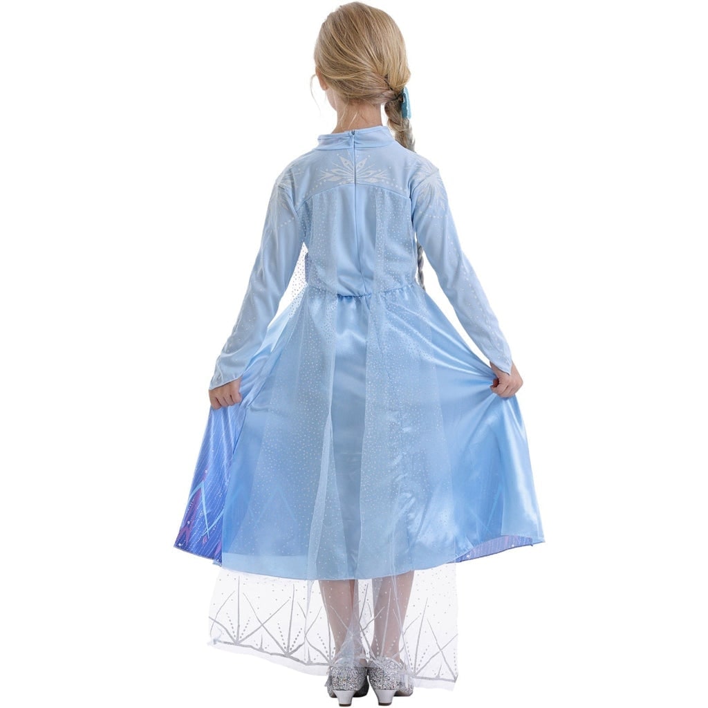 Girls Princess Costume Dress with Cape and Wand Accessory Set Halloween
