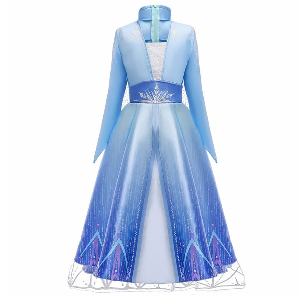 Girls Princess Costume Dress with Cape and Wand Accessory Set Halloween