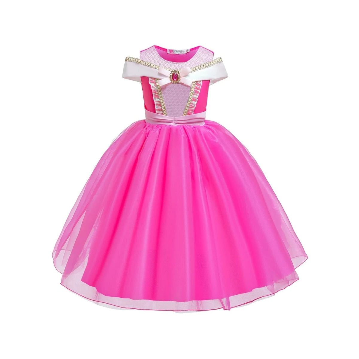 Girls Princess Costume Dress with Accessories and Tiara Halloween