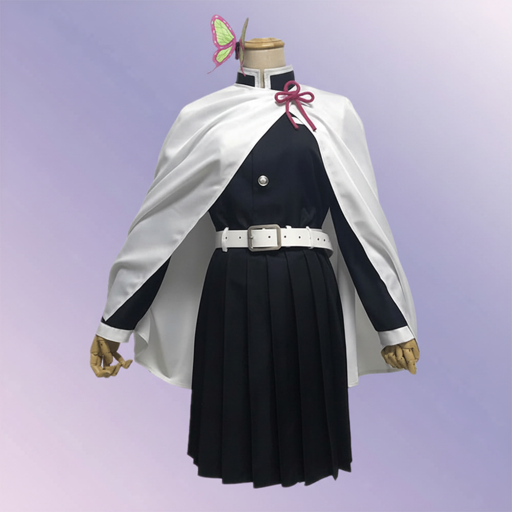 Anime Cosplay Costume Outfit Haori Jacket and Leg Wraps Character Dress Up Halloween