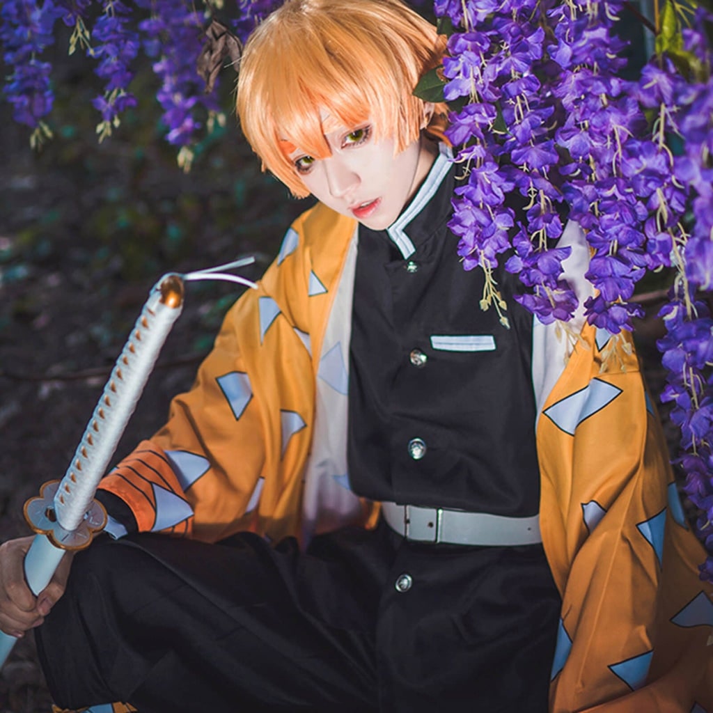 Anime Cosplay Costume Outfit Set with LED Lights for Character Fans Halloween