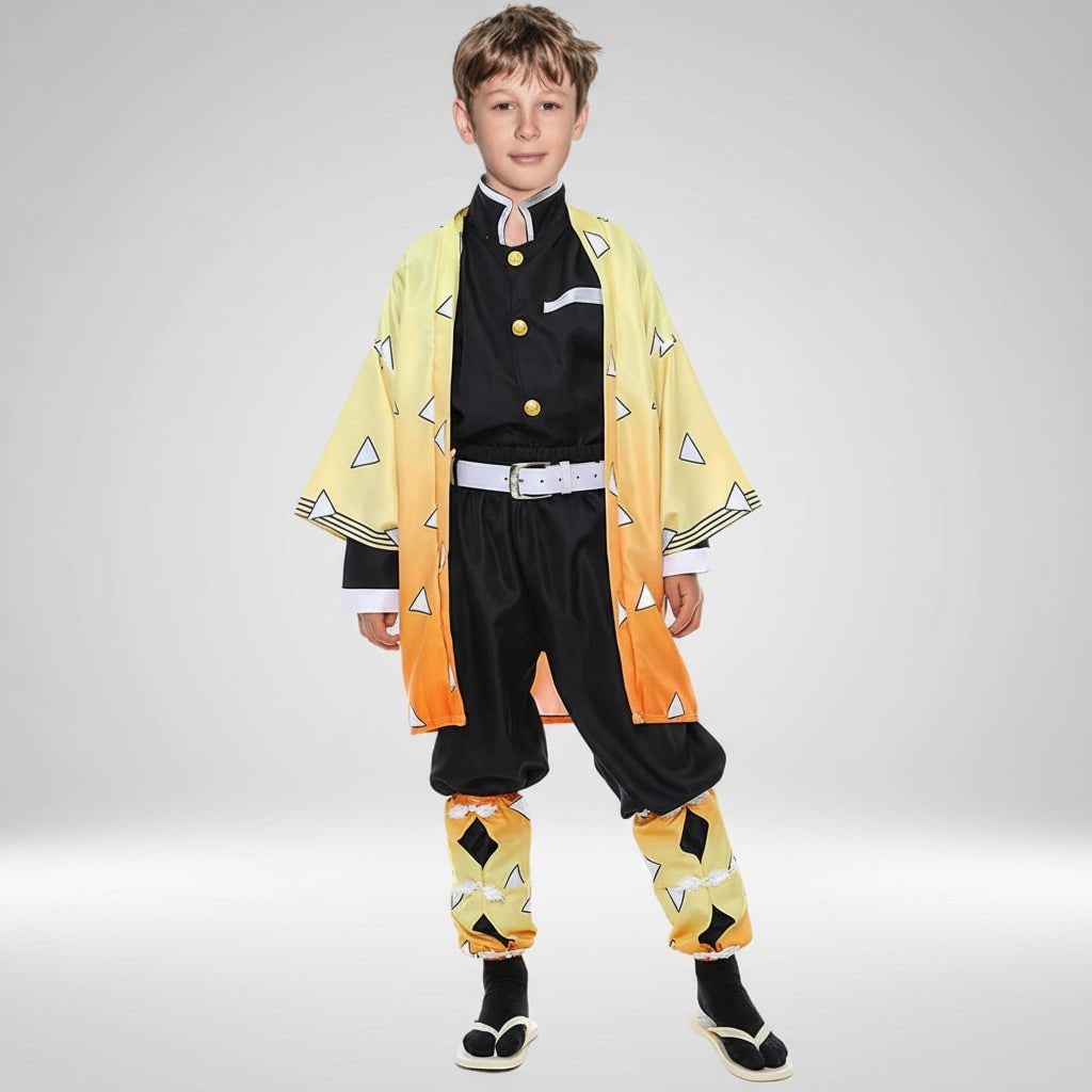 Anime Cosplay Costume Haori Jacket Checkered Pattern Halloween Outfit