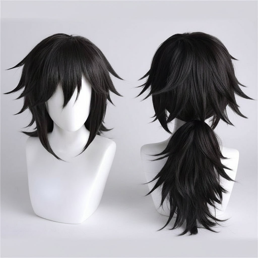 Anime Cosplay Costume Character Haori Jacket Light Up Spiky Halloween