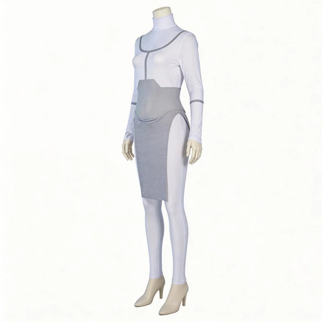 Cosplay Bodysuit Costume Mock Turtleneck and Tabard Anime Outfit Halloween