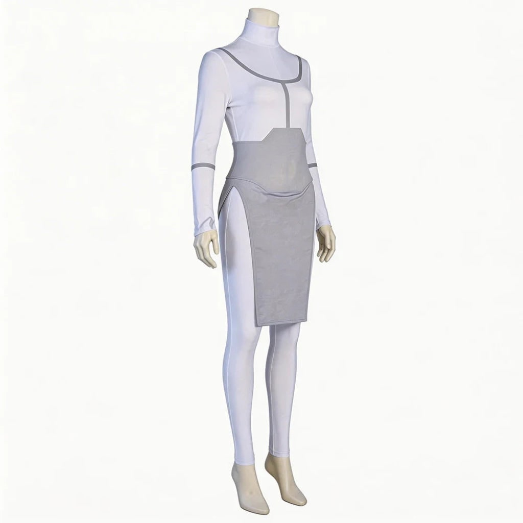 Cosplay Bodysuit Costume Mock Turtleneck and Tabard Anime Outfit Halloween