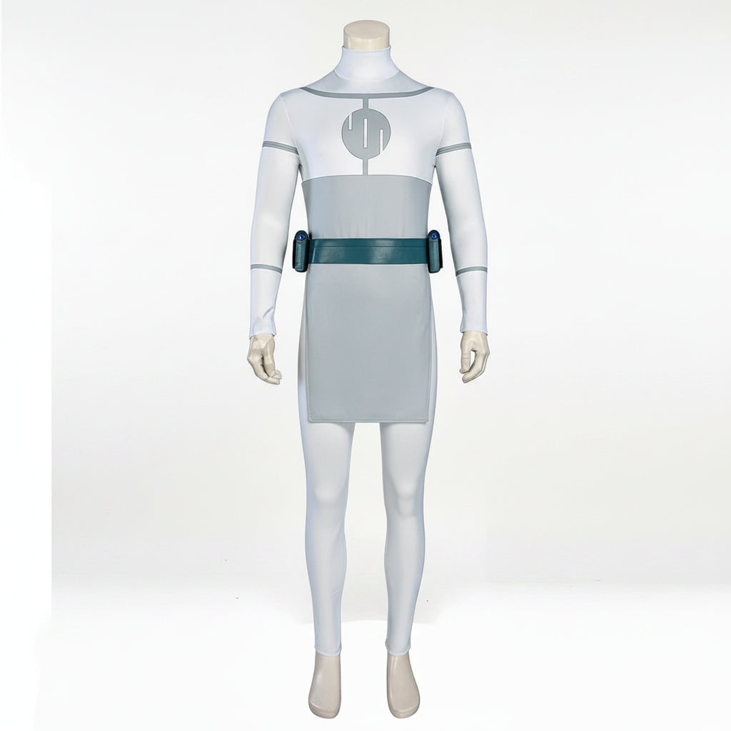 Cosplay Bodysuit Costume Mock Turtleneck and Tabard Anime Outfit Halloween