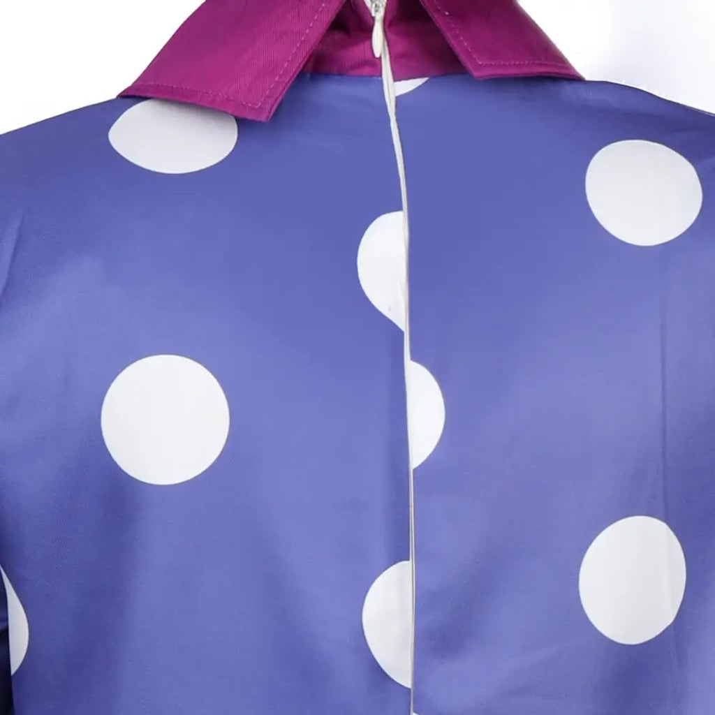 Character Dress Cosplay Costume Polka Dot Pattern Flying Boy Collar Halloween