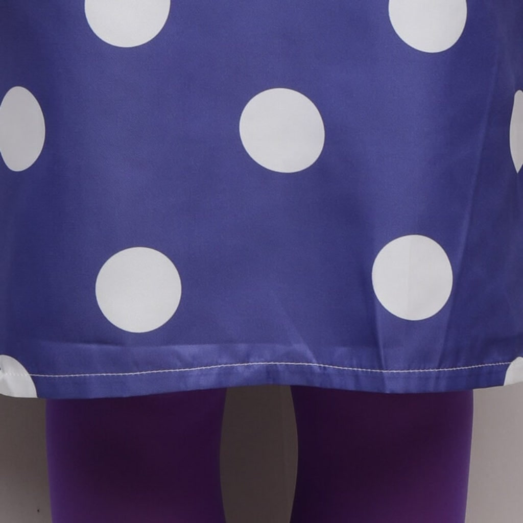 Character Dress Cosplay Costume Polka Dot Pattern Flying Boy Collar Halloween