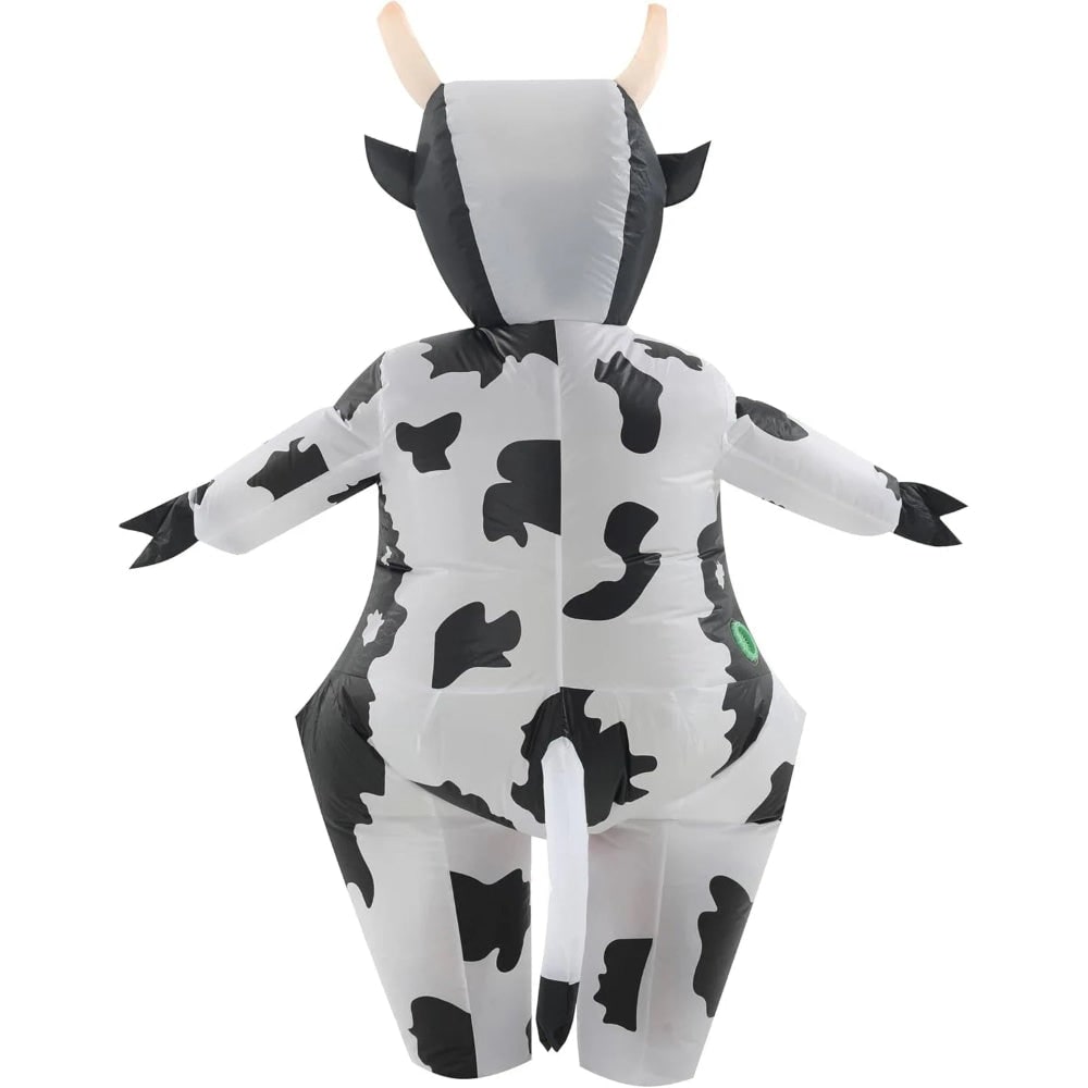 Inflatable Cow Costume Blow Up Animal Suit Halloween