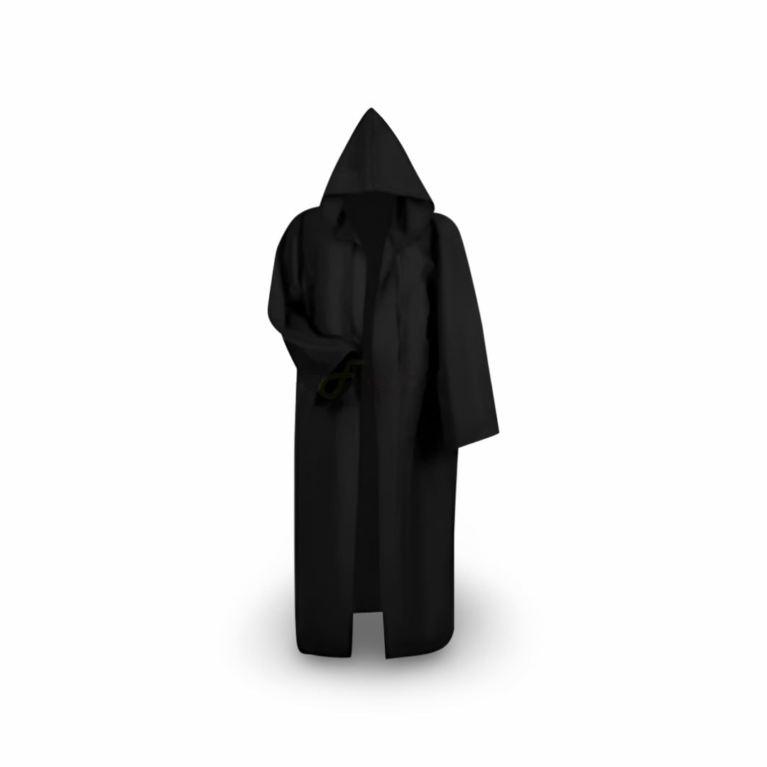 Medieval Knight Costume Tunic Hooded with Templar Cross Halloween Cosplay