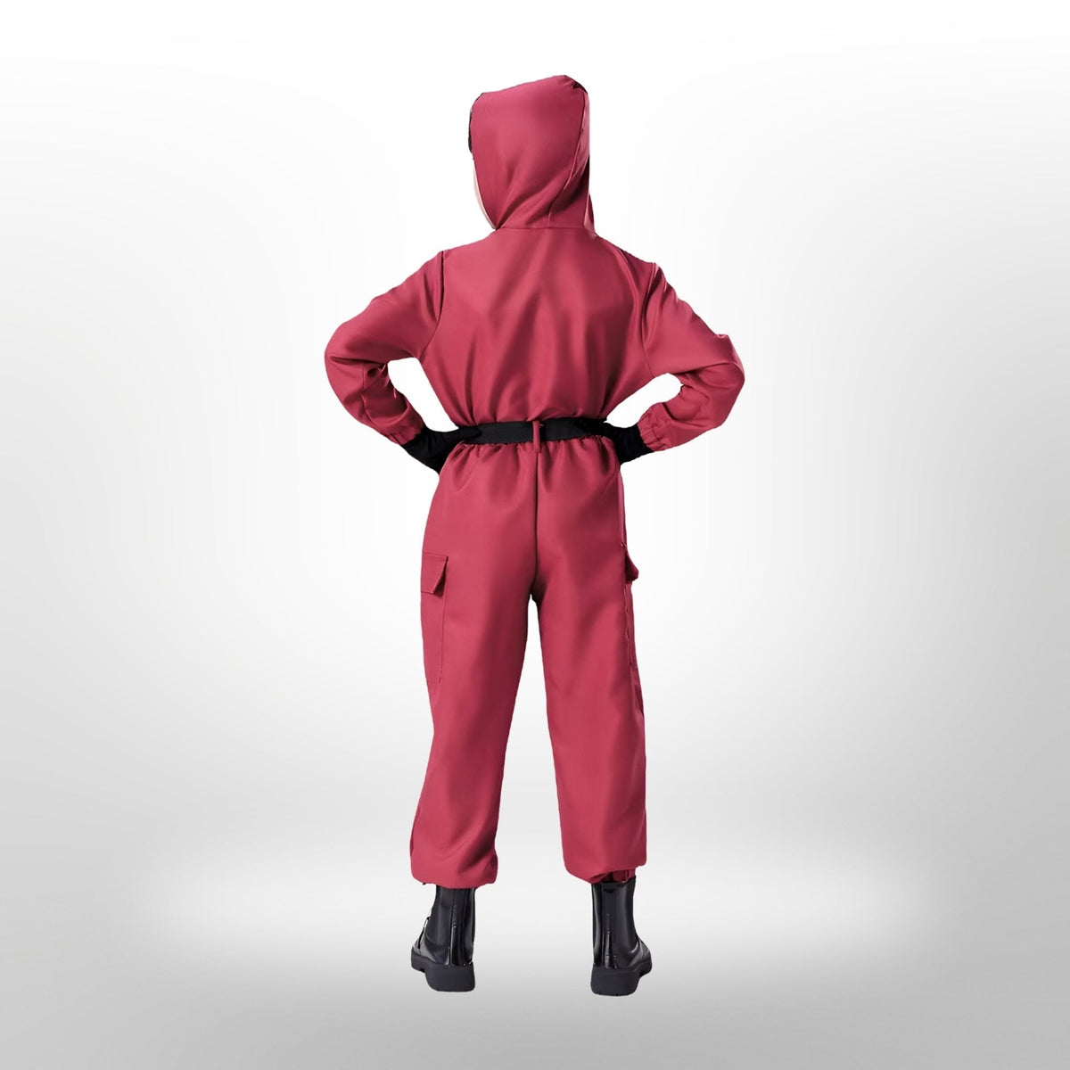 Halloween survival game Costume Suit with Mask and Toy Gun