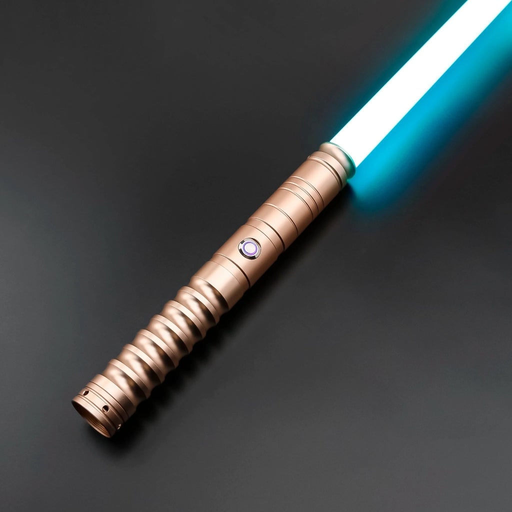 Toy Lightsaber Light Up Sword with RGB LED Blade and Metal Handle Halloween Cosplay