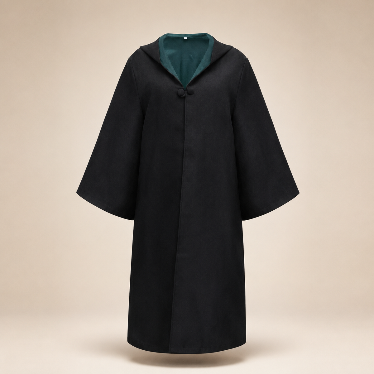 Wizard Robe Costume Hood Bell Sleeves Striped Scarf Accessory Set Halloween