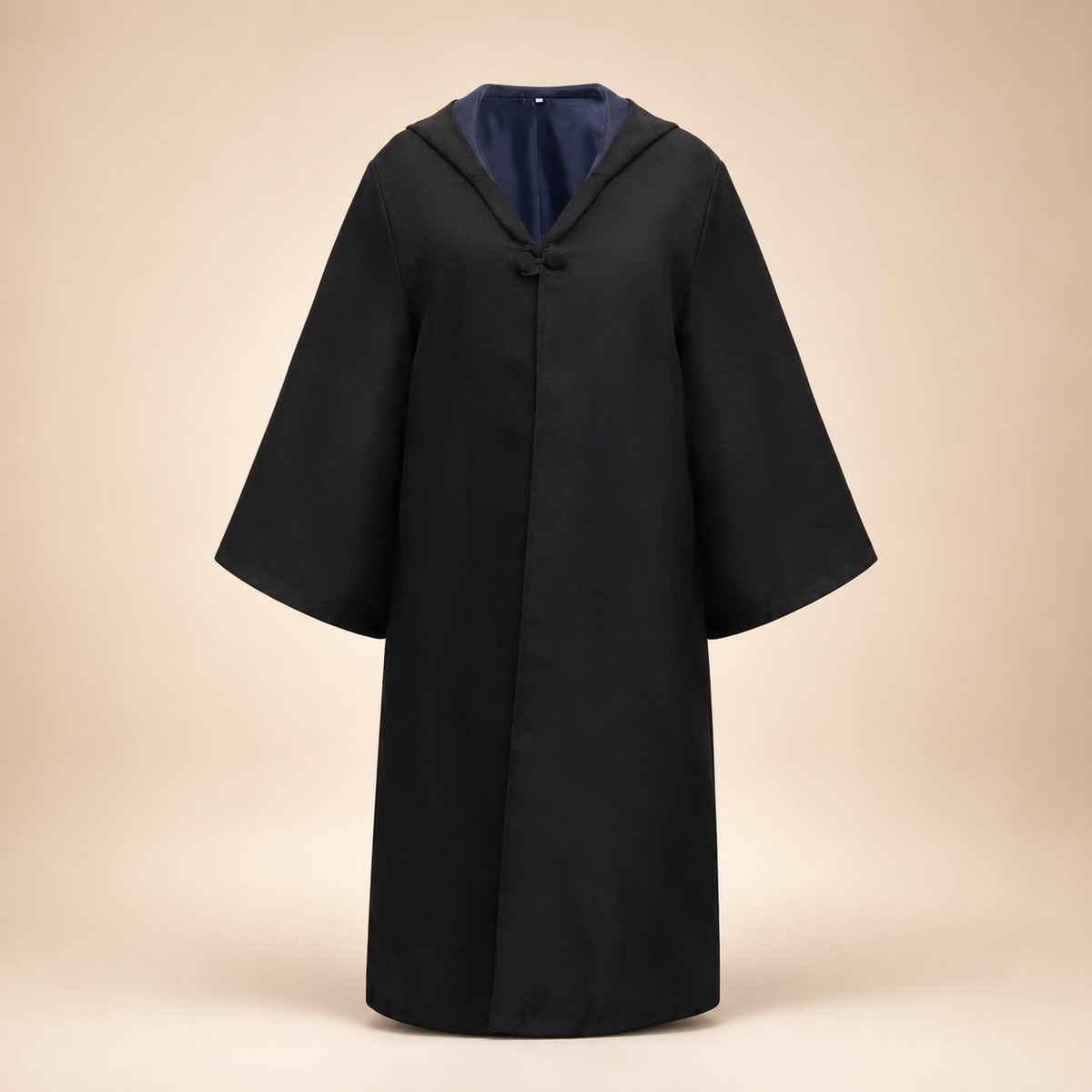 Wizard Robe Costume Hood Bell Sleeves Striped Scarf Accessory Set Halloween