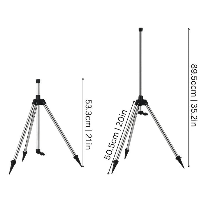 Rotating Tripod Lawn Sprinkler High Pressure Watering System