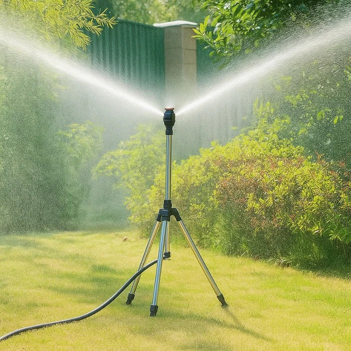 Rotating Tripod Lawn Sprinkler High Pressure Watering System