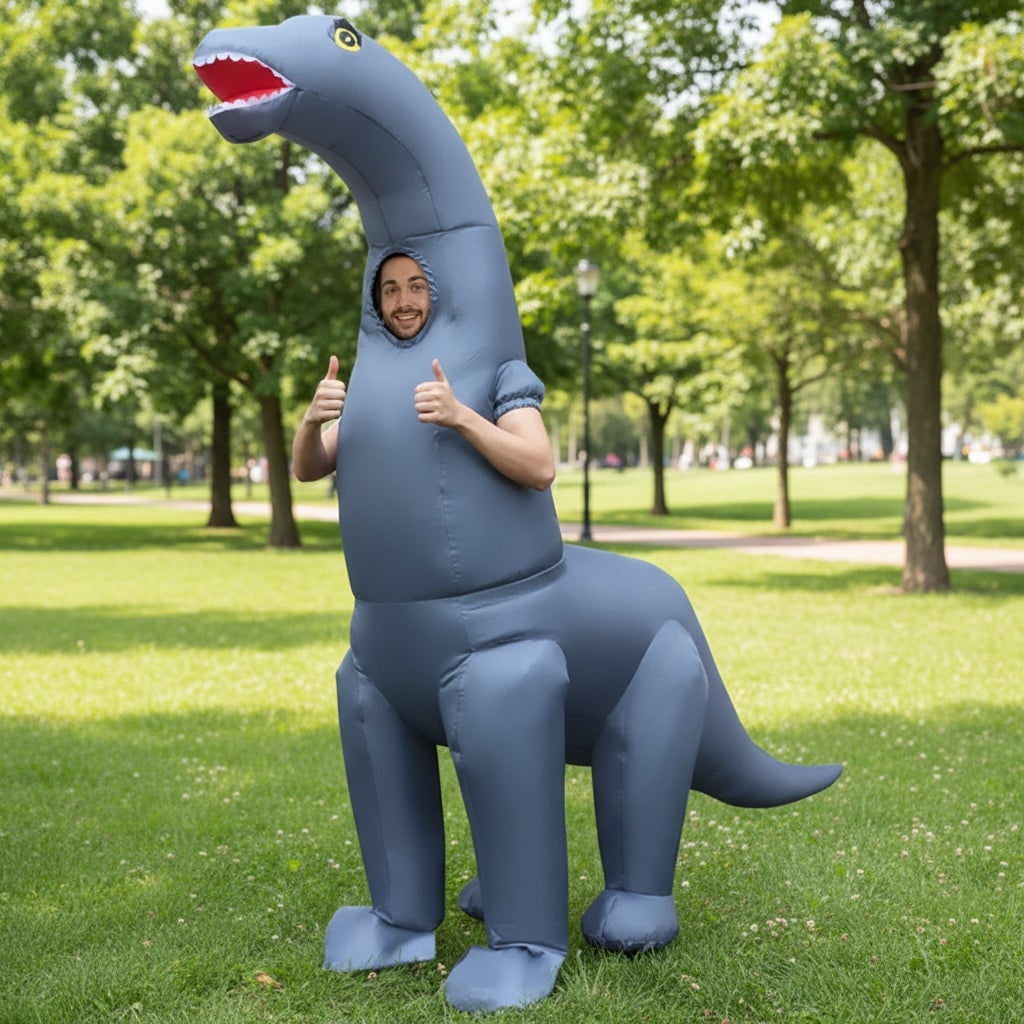 Inflatable Dinosaur Costume Suit for Halloween Party