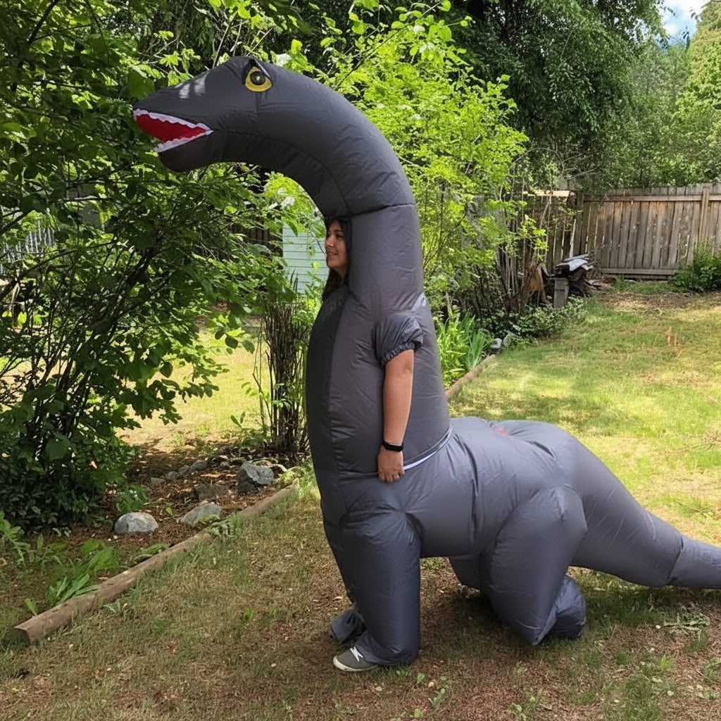 Inflatable Dinosaur Costume Suit for Halloween Party