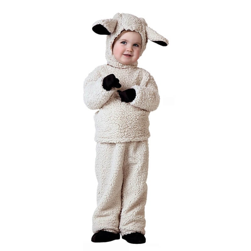Kids Plush Animal Costume Dinosaur Vampire Dress Up with Hood Halloween