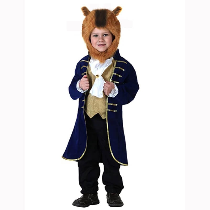 Kids Plush Animal Costume Dinosaur Vampire Dress Up with Hood Halloween