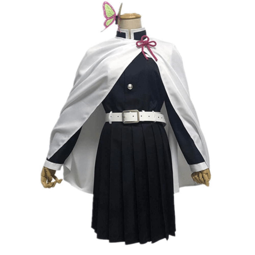 Kids Anime Cosplay Outfit Set Kimono Haori Jacket Wide Leg Wraps Halloween