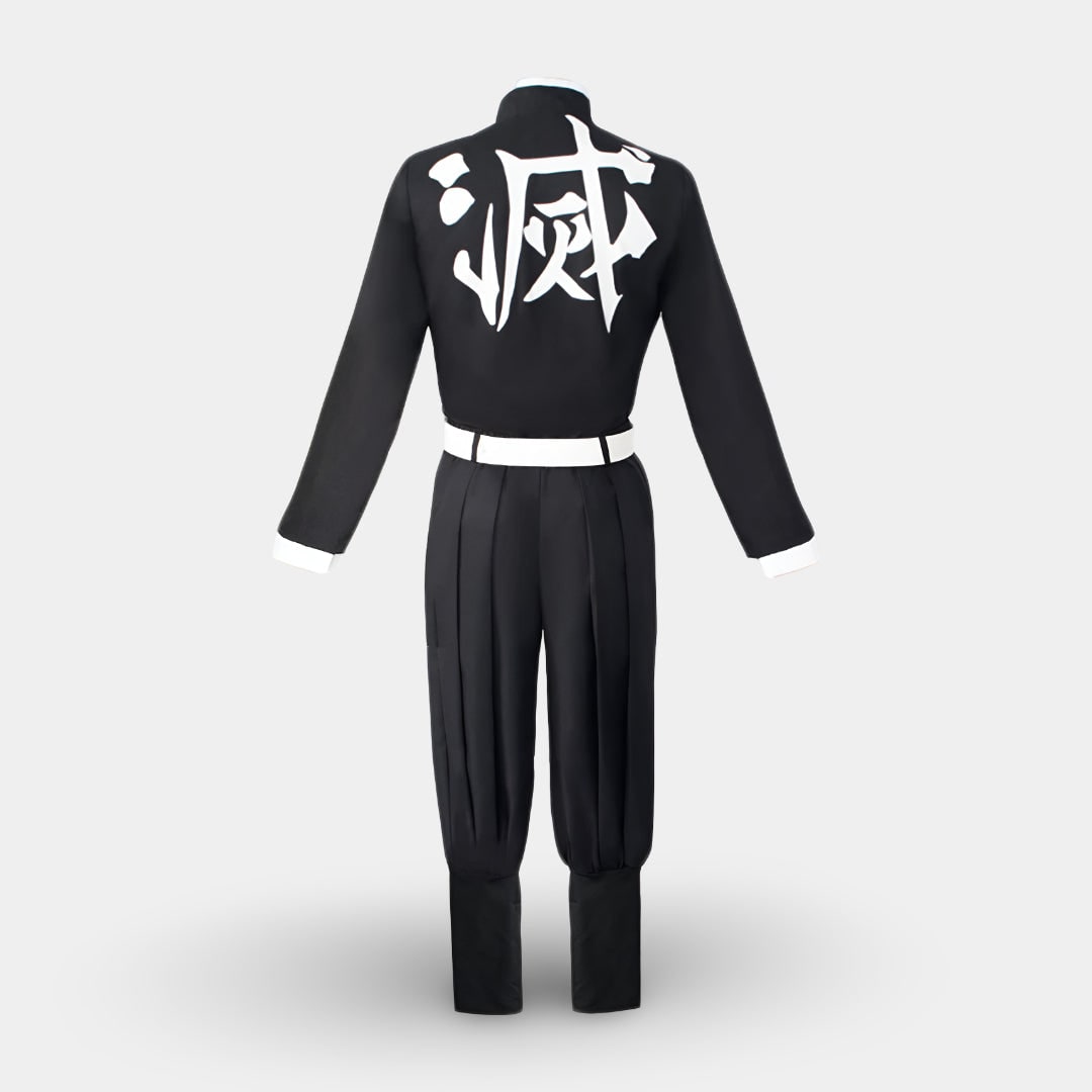 Kids Anime Cosplay Costume Flame Pattern Cape Jacket and Leg Wraps Halloween