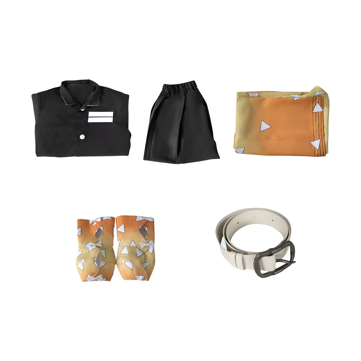 Kids Anime Cosplay Costume Haori Jacket Fox Character Dress Up Halloween Party