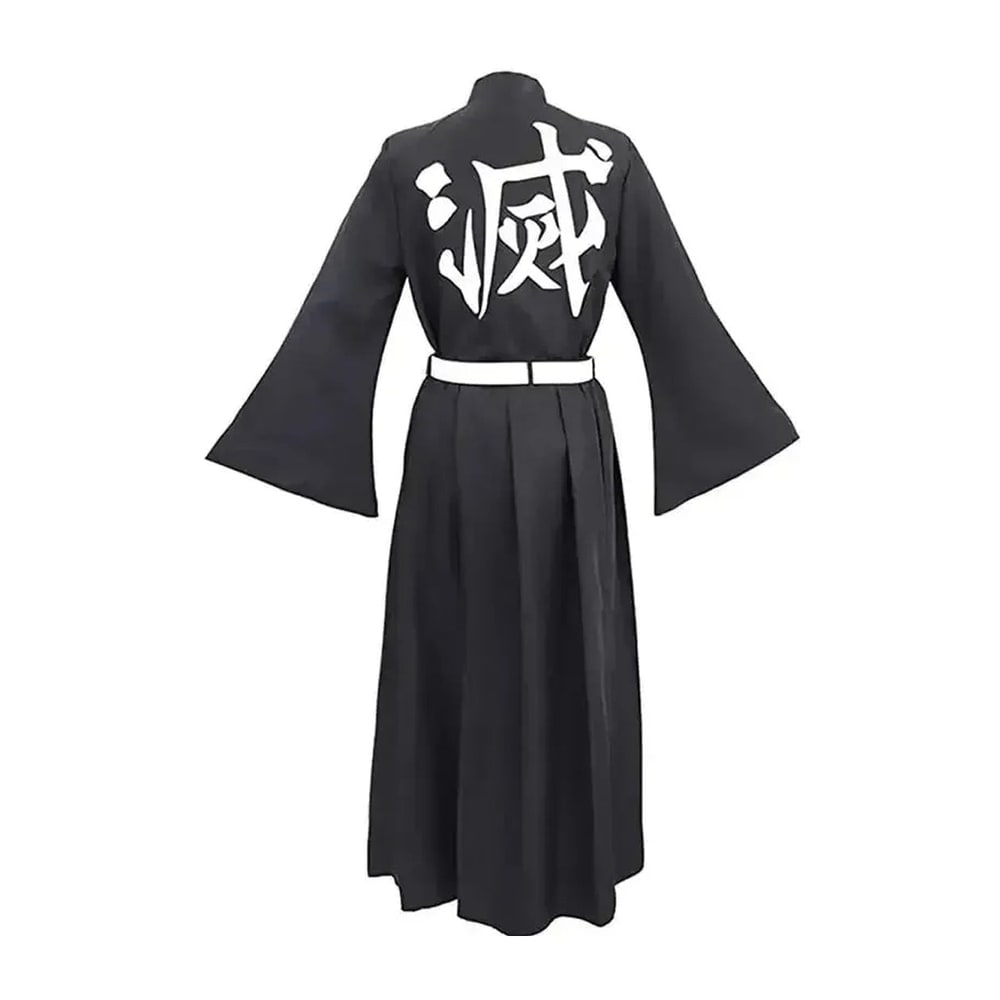 Kids Anime Cosplay Costume High Collar Jacket Wide Leg Pants Gold Buttons Halloween