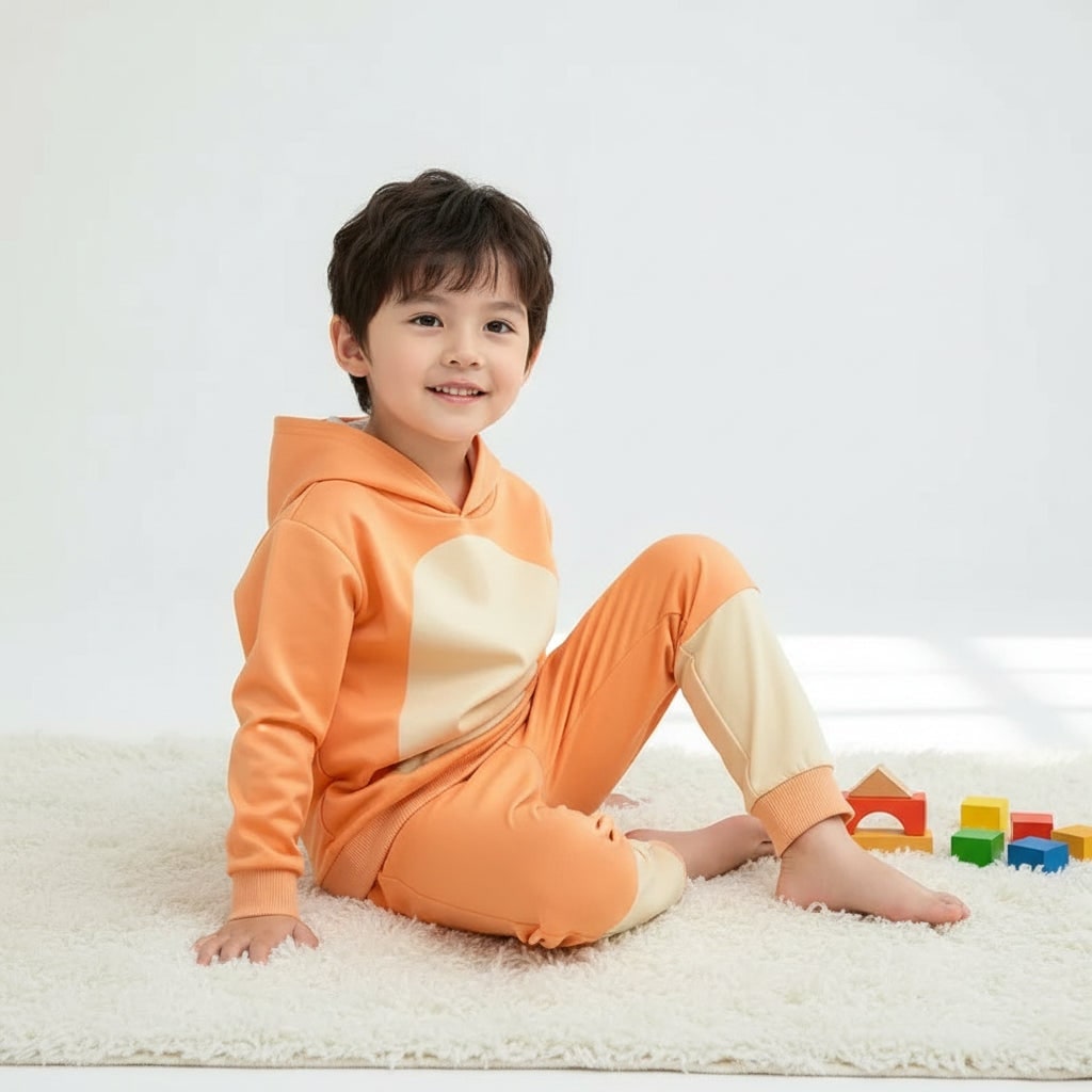 Kids Character Costume Set with Mask Hoodie and Pants Halloween Party