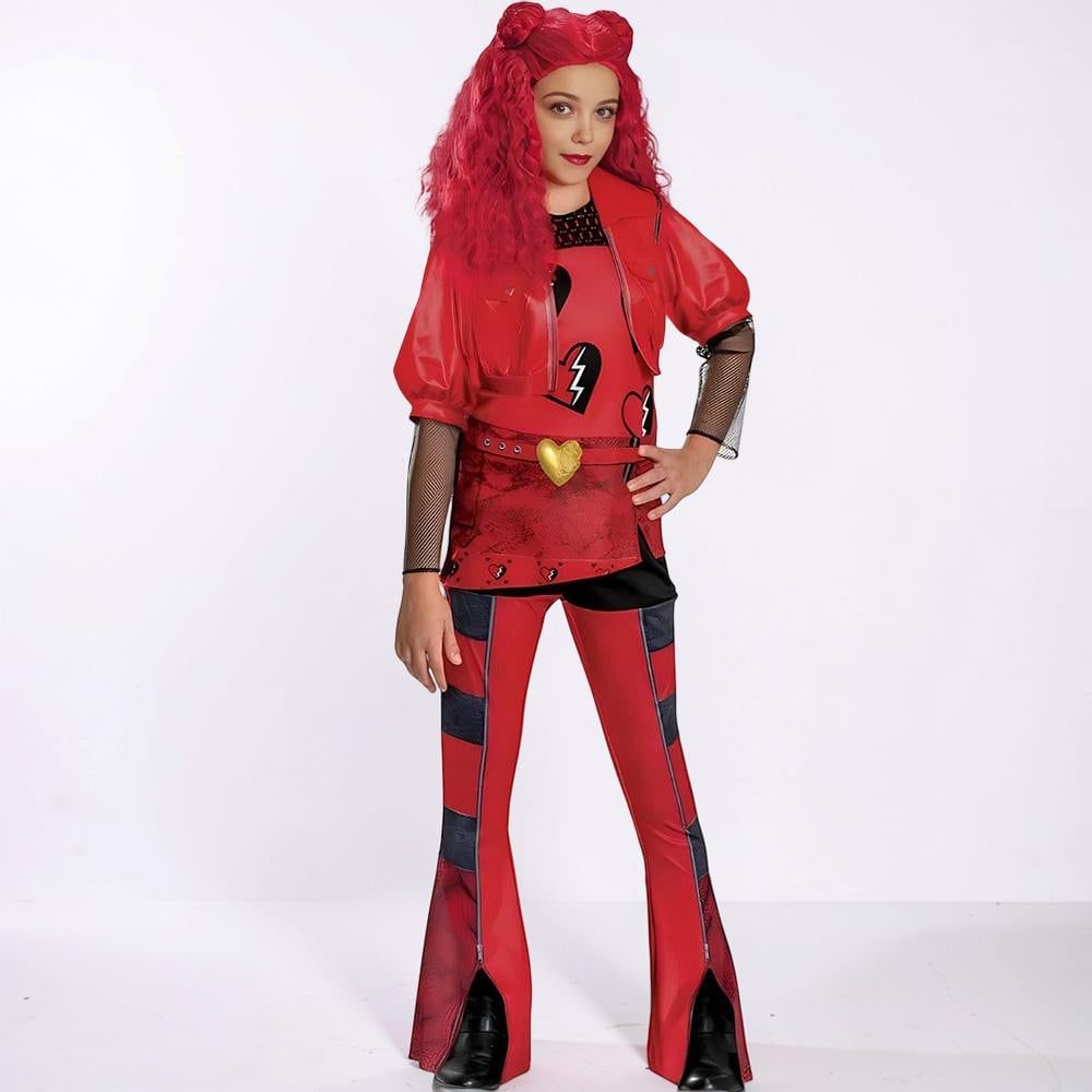 Kids Cosplay Costume with Jacket and Accessories Halloween Party Dress Up