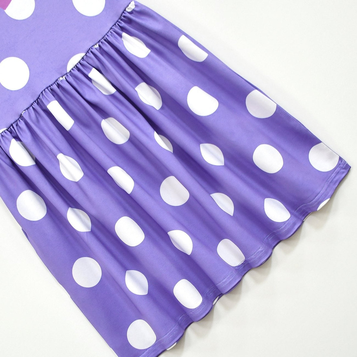 Kids Princess Polka Dot Ruffle Dress Costume Pirate Halloween
