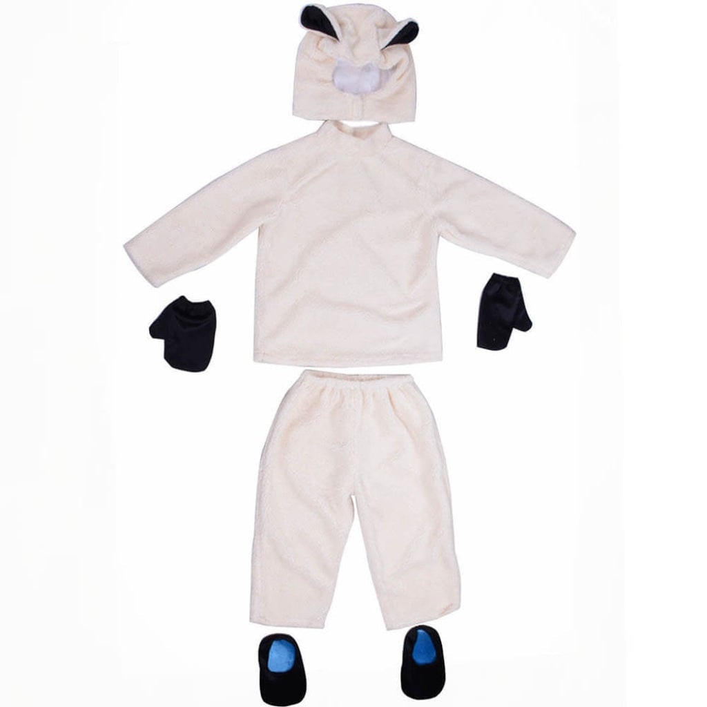 Kids Animal Costume Dinosaur Pirate Vampire with Plush Hood and Mittens Halloween