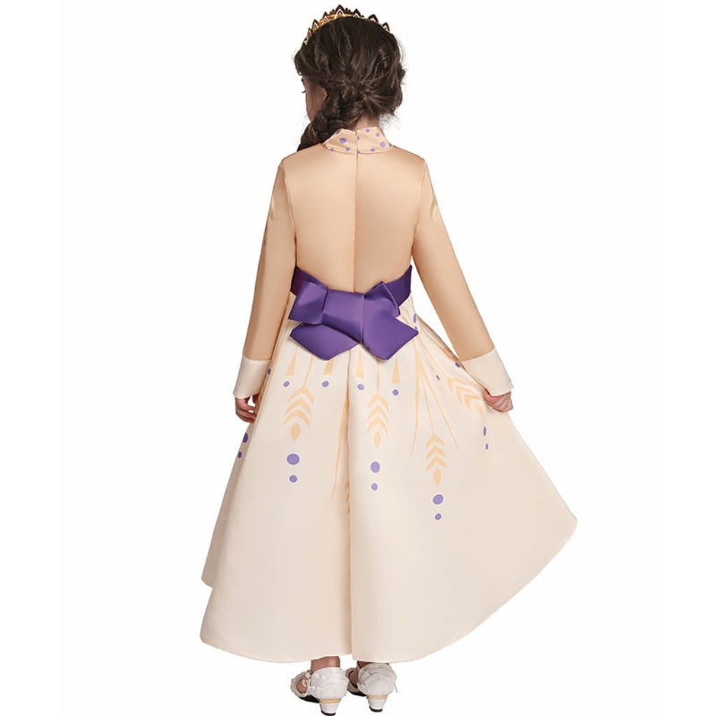 Kids Princess Costume Dress Up with Tiara and Scepter Halloween