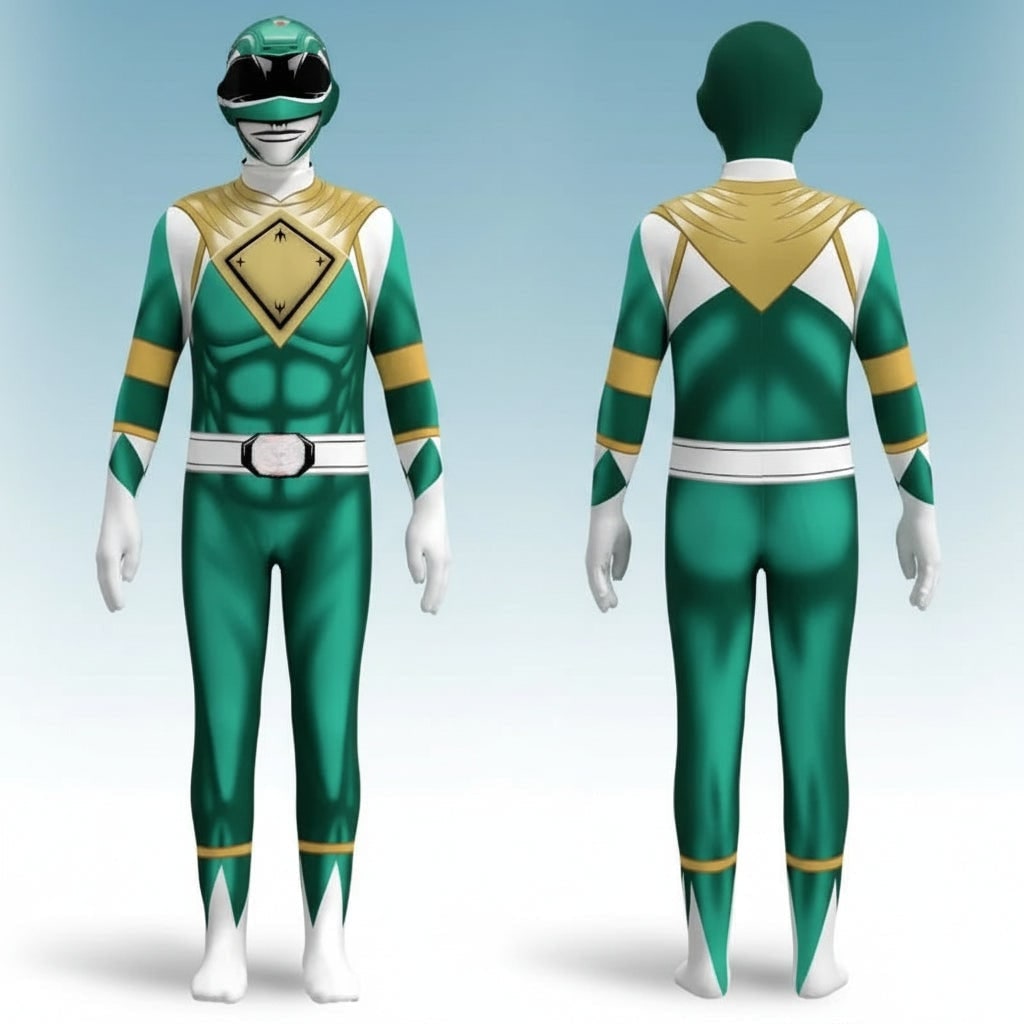 Kids Superhero Bodysuit Costume Muscle Print Full Hood Halloween