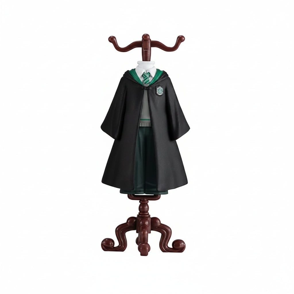 Wizard Collectible Figurine with School Uniform Robe and Display Stand