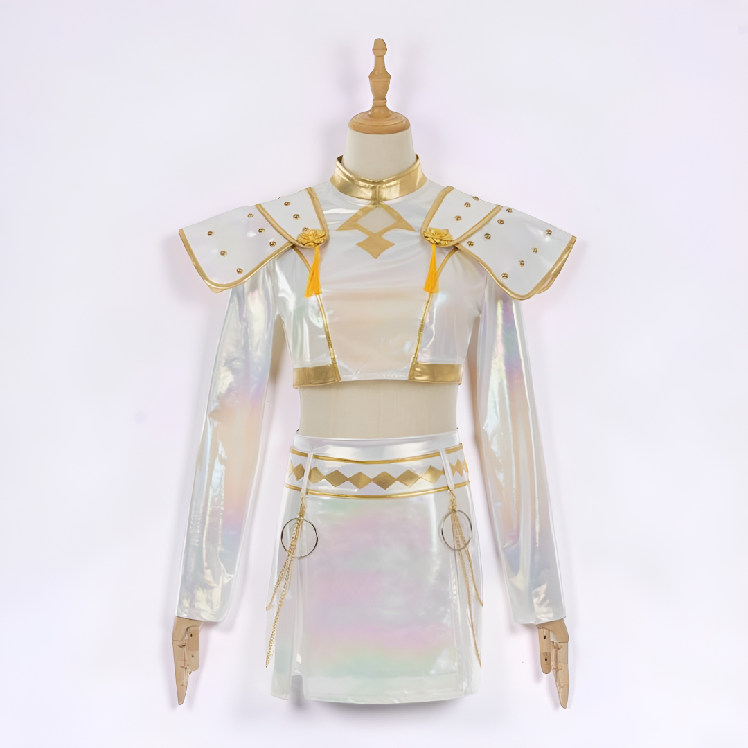 Kpop Stage Maid Outfit Cosplay Costume Set