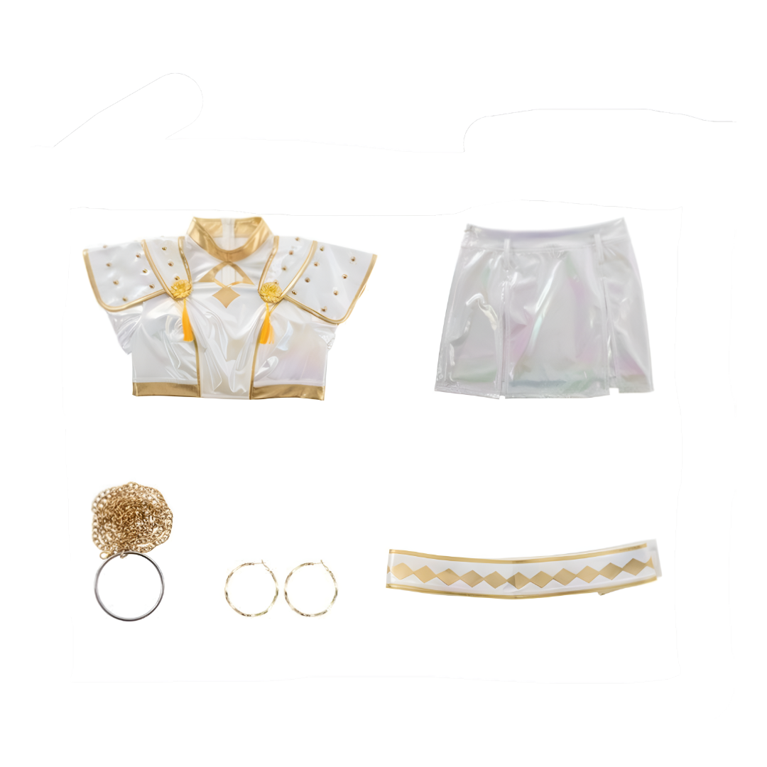 Kpop Stage Maid Outfit Cosplay Costume Set