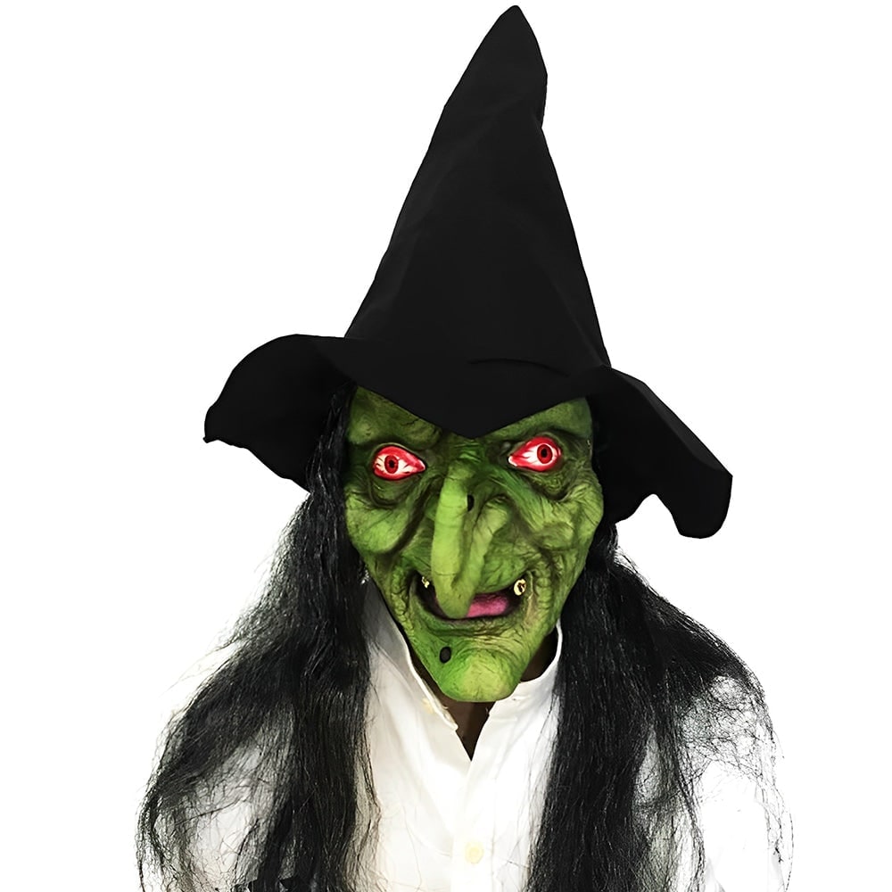 Mens Realistic Silicone Old Man Mask Facial Hair Chest Bib Halloween